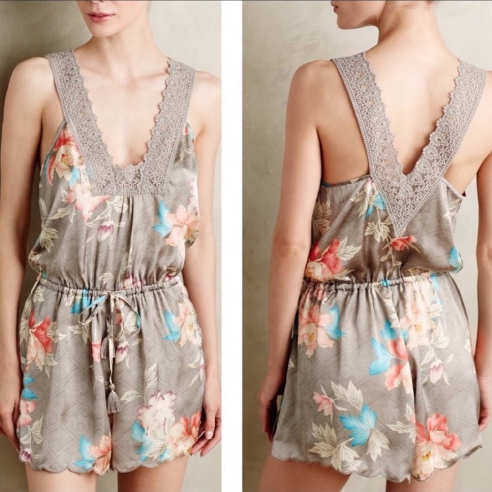 Anthropologie • eloise lela floral romper